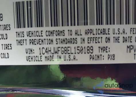 2014 Jeep Wrangler Unlimited Rubicon z USA, uszkodzony, nr VIN 1C4HJWFG8EL150189